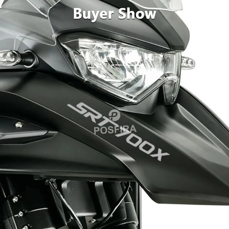 QJMotor SRT700X Sticker Seti Siyah Beyaz Kırmızı Gri Çıkartma | Sticker Master
