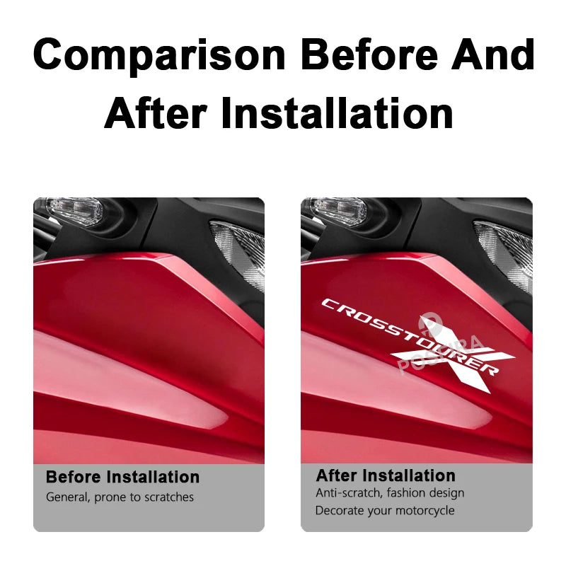 Honda Crosstourer VFR 1200X Sticker Seti | V4 Adventure Logosu - Sticker Master