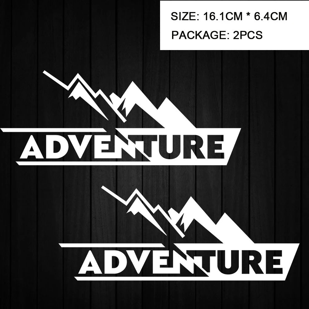 Adventure Motosiklet Sticker Seti Su Geçirmez | Sticker Master