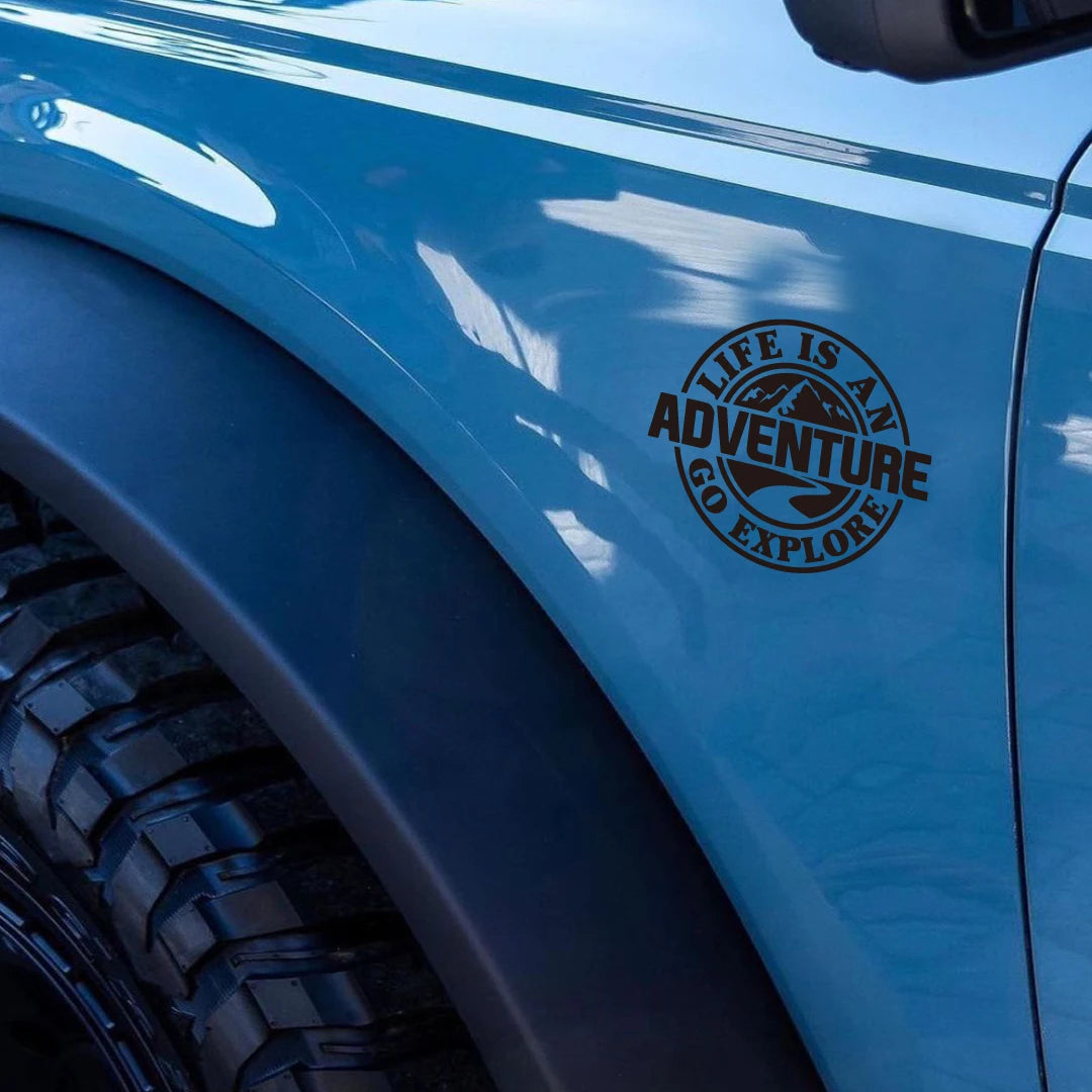 Life Is An Adventure Go Explore Macera Stickerı | Sticker Master