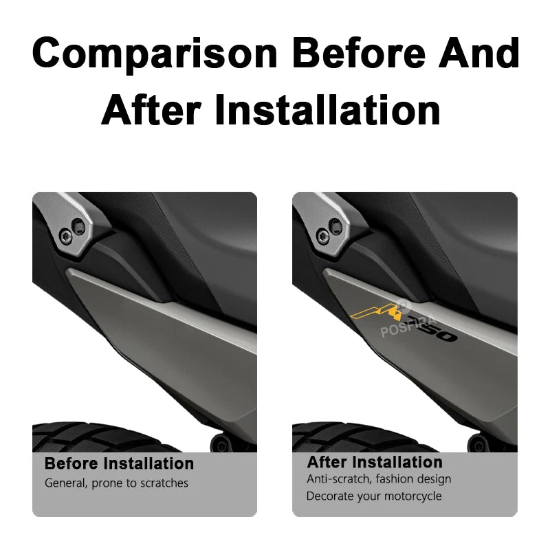 Honda Transalp XL 750 Sticker Seti | 2023-2025 Yan Panel Logosu 2 Adet - Sticker Master