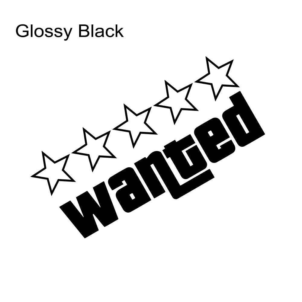 Sticker Master Wanted Araba Komik Çıkartmalar Oto Vinil Film GTA Çıkartmaları Araba Tampon Pencereleri Motosiklet Dizüstü Bilgisayar Duvarları Araba Aksesuar