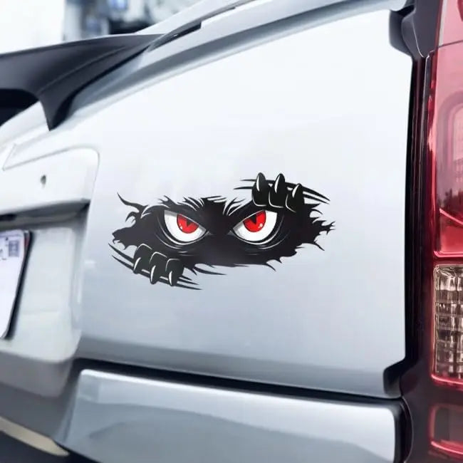 Sticker Master 3’lü Peeking Monster Sticker Seti – Su Geçirmez 3D Tarz Vinil Çıkartma Etiket Yapıştırma