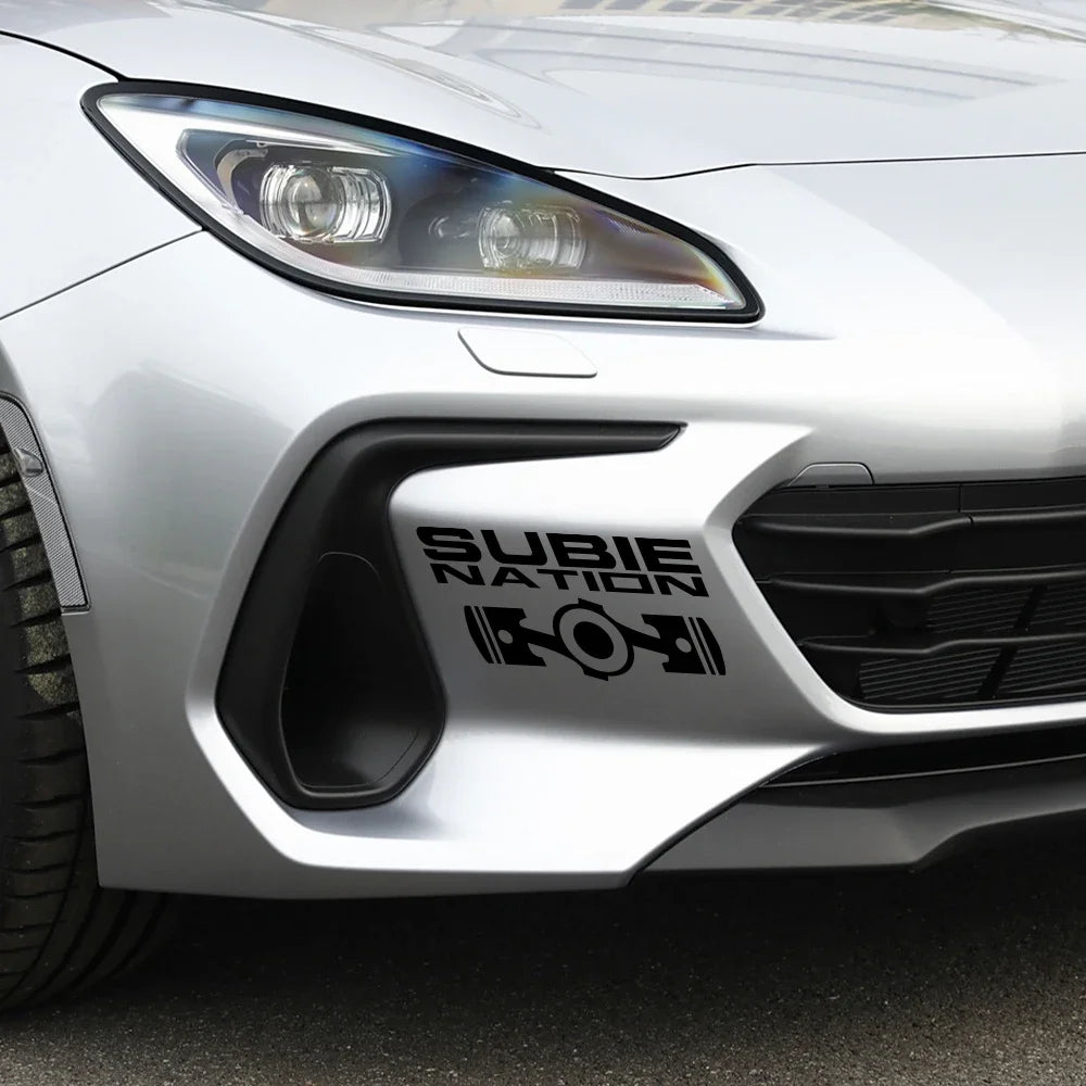Sticker Master 20x10.7cm SUBIE Nation Car JDM Sticker Etiket Yapıştırma