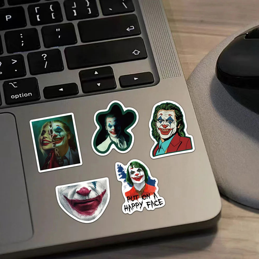 Sticker Master 50 Adet Joker Sticker Set Motor Oto Araç Laptop Telefon Çıkartma Etiket