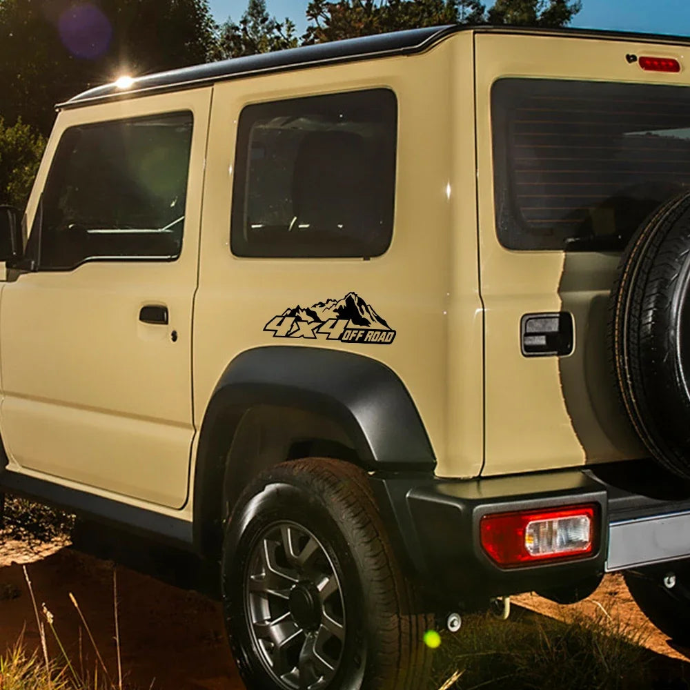 4x4 Off Road Dağ Macerası Sticker 21x7 Cm|Sticker Master