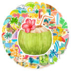 50’li Yaz Tatili Plaj Sticker Seti | Sticker Master