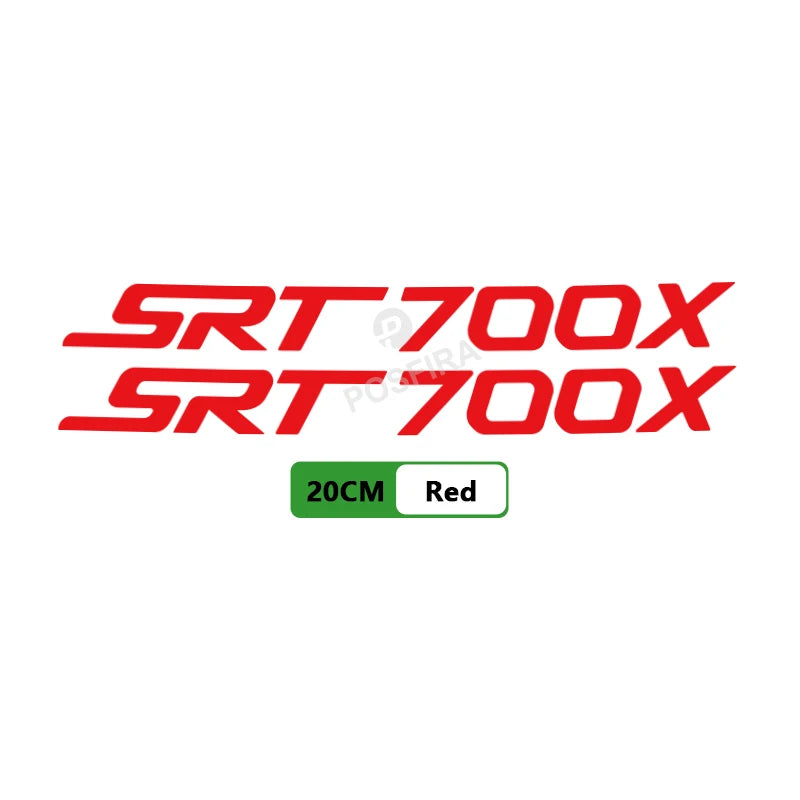 QJMotor SRT700X Sticker Seti Siyah Beyaz Kırmızı Gri Çıkartma | Sticker Master