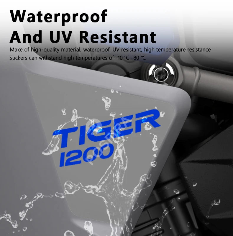Triumph Tiger 1200 Sticker Seti Su Geçirmez | Sticker Master