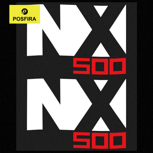 Honda NX 500 Sticker Seti | 2024-2025 Crossover Logosu (2 Adet) - Sticker Master