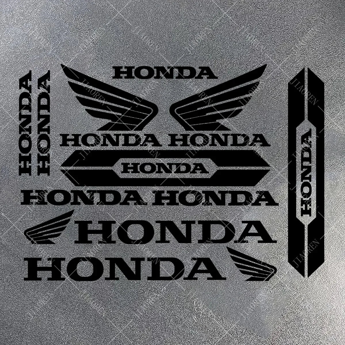 Sticker Master Honda Vinyl Motorcycle Tank & Helmet Sticker Set