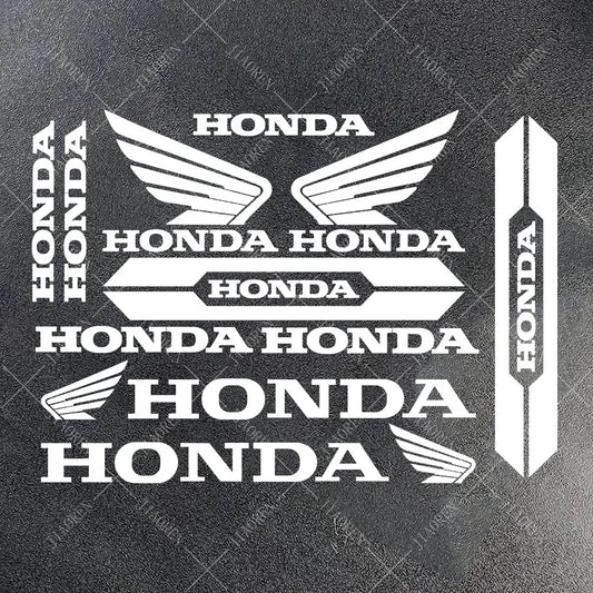 Sticker Master Honda Vinyl Motorcycle Tank & Helmet Sticker Set