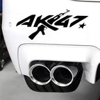 Sticker Master A0K47 Silah Yaratıcı AK-47 Araba Sticker Oto Gövde Tampon Pencere Motosiklet Dizüstü Duvar Vinil Film Çıkartması Araba Aksesuarları