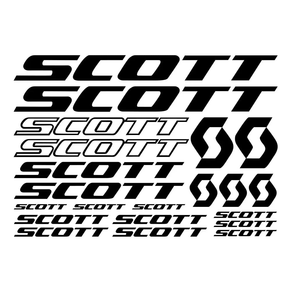 Sticker Master Scott Bisiklet Sticker Seti 21 Parça