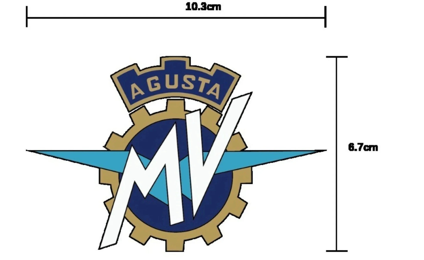 MV Agusta Motosiklet Kask Sticker | Sticker Master