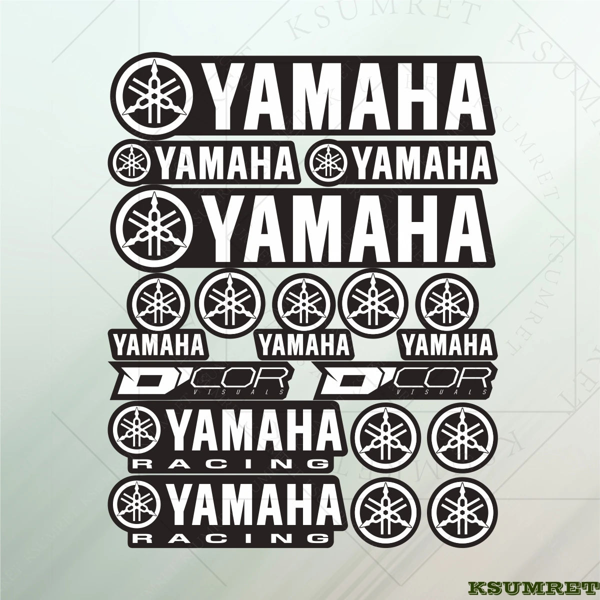 Sticker Master Yamaha Uyumlu Sticker Set Motor Oto Araç Çıkartma Etiket