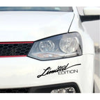 Sticker Master Limited Edition Araç Sticker (2 Adet) Etiket Araba Gövde Cam Dekor Su Geçirmez Sticker Motosiklet Çıkartmaları