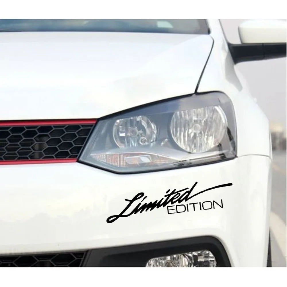 Sticker Master Limited Edition Araç Sticker (2 Adet) Etiket Araba Gövde Cam Dekor Su Geçirmez Sticker Motosiklet Çıkartmaları