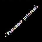 Sticker Master Passenger Princess Araba Stickerı - Sevimli Ayna Stickerı Sticker Master