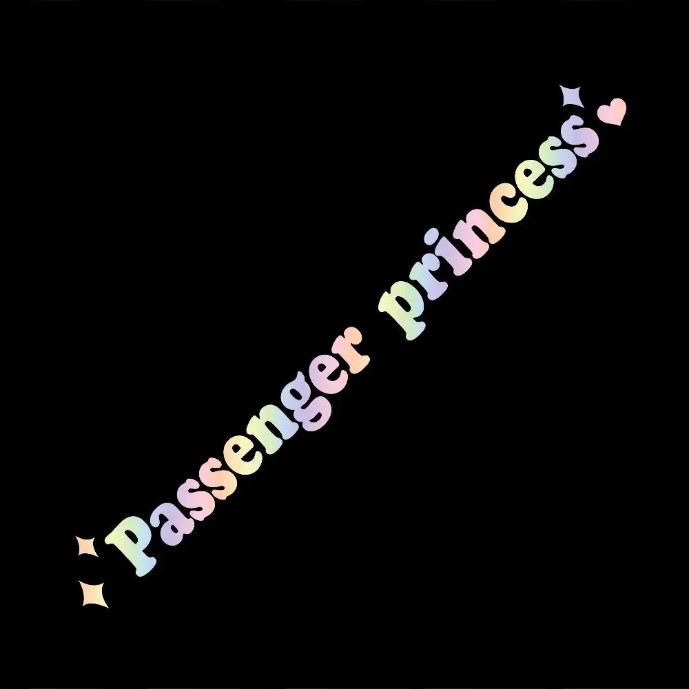 Sticker Master Passenger Princess Araba Stickerı - Sevimli Ayna Stickerı