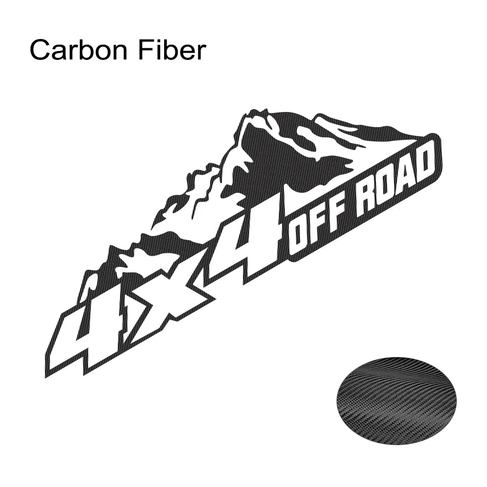 4x4 Off Road Dağ Macerası Sticker 21x7 Cm|Sticker Master
