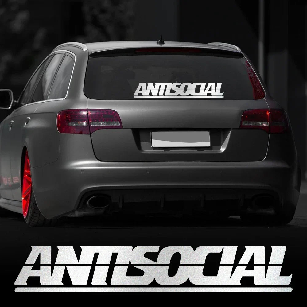 Antisocial Oto Araç Laptop Motor Sticker Etiket Yapıştırma| Sticker Master