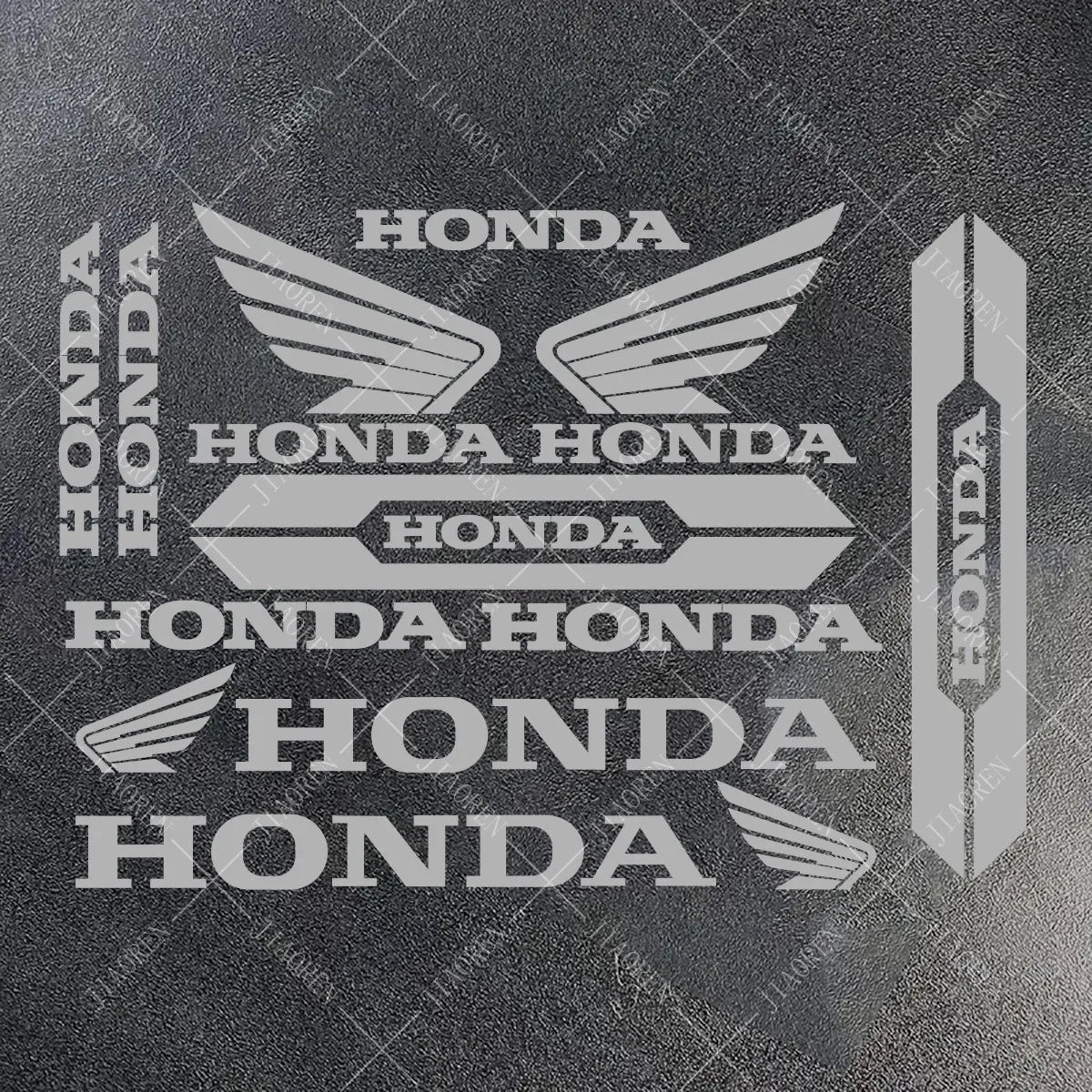 Sticker Master Honda Vinyl Motorcycle Tank & Helmet Sticker Set