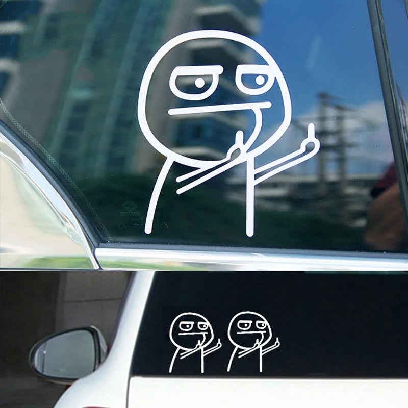 Sticker Master Komik Meme Araba Stickerı (Despise)