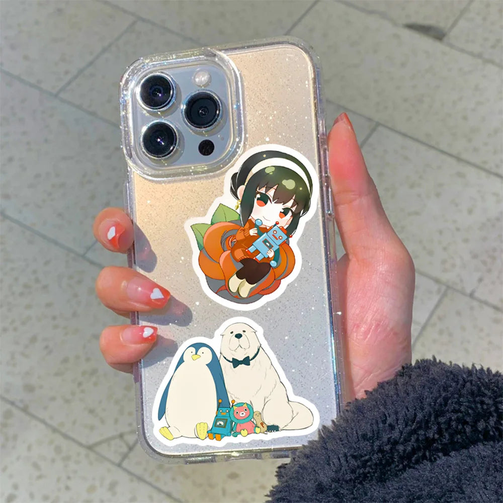 50’li Sevimli Spy x Family Anime Sticker Seti | Sticker Master