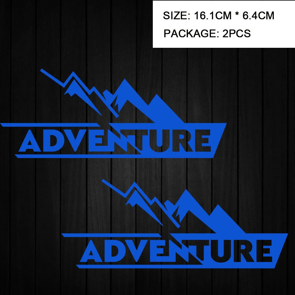 Adventure Motosiklet Sticker Seti Su Geçirmez | Sticker Master