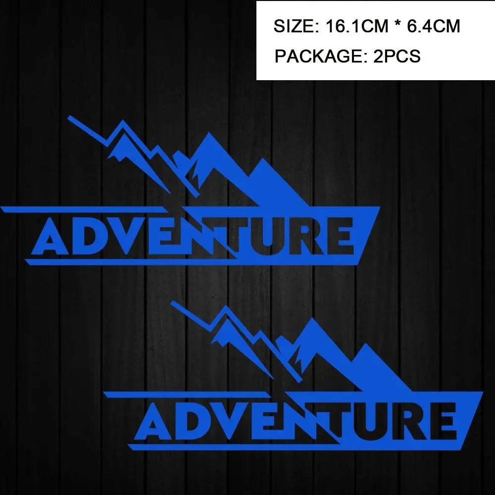 Adventure Motosiklet Sticker Seti Su Geçirmez | Sticker Master Sticker Master