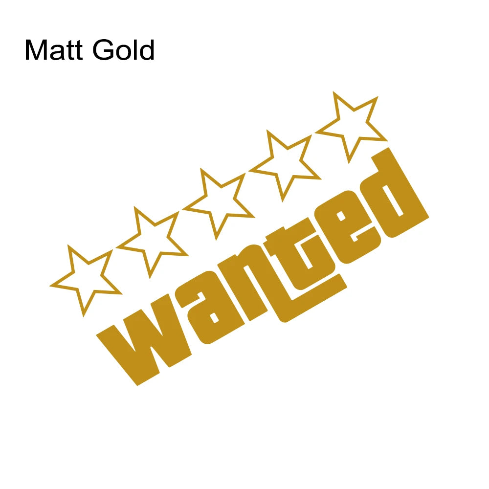 Sticker Master Wanted Araba Komik Çıkartmalar Oto Vinil Film GTA Çıkartmaları Araba Tampon Pencereleri Motosiklet Dizüstü Bilgisayar Duvarları Araba Aksesuar
