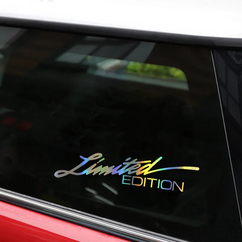 Sticker Master Limited Edition Araç Sticker (2 Adet) Etiket Araba Gövde Cam Dekor Su Geçirmez Sticker Motosiklet Çıkartmaları