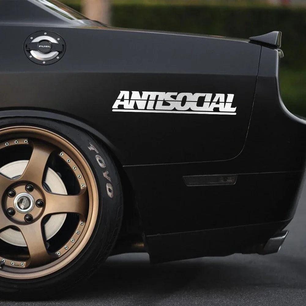 Antisocial Oto Araç Laptop Motor Sticker Etiket Yapıştırma| Sticker Master