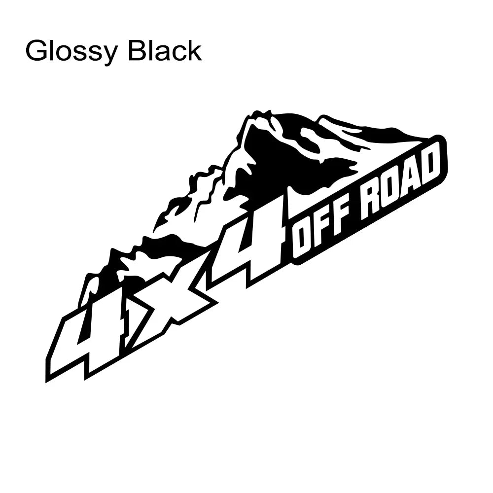 4x4 Off Road Dağ Macerası Sticker 21x7 Cm|Sticker Master