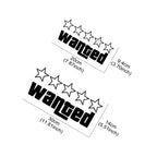 Sticker Master Wanted Araba Komik Çıkartmalar Oto Vinil Film GTA Çıkartmaları Araba Tampon Pencereleri Motosiklet Dizüstü Bilgisayar Duvarları Araba Aksesuar