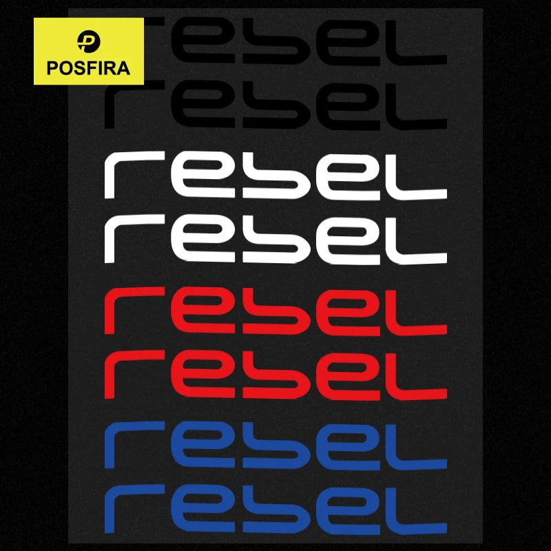 Honda Rebel Sticker Seti | CMX 250 500 1100 Yan Kapak ve Çamurluk Logosu (2017-2024) - Sticker Master