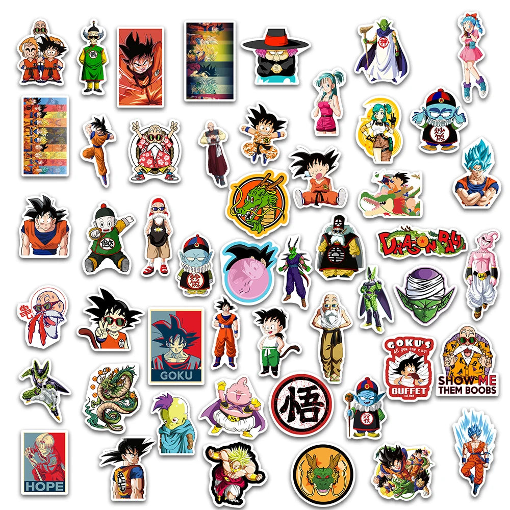 100’lü Dragon Ball Anime Sticker Seti | Sticker Master