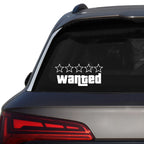 Sticker Master Wanted Araba Komik Çıkartmalar Oto Vinil Film GTA Çıkartmaları Araba Tampon Pencereleri Motosiklet Dizüstü Bilgisayar Duvarları Araba Aksesuar