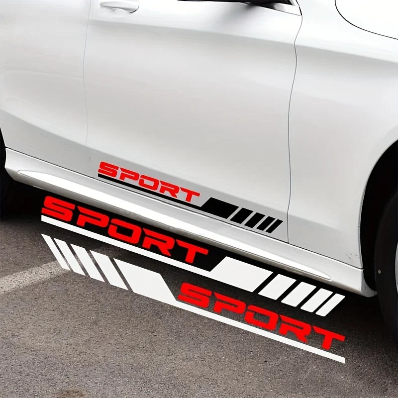 Sticker Master Sport Yan Şerit Kapı Sticker Seti (4 Parça)