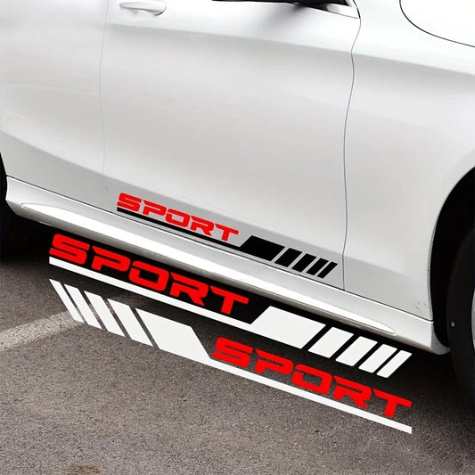Sticker Master Sport Yan Şerit Kapı Sticker Seti (4 Parça)