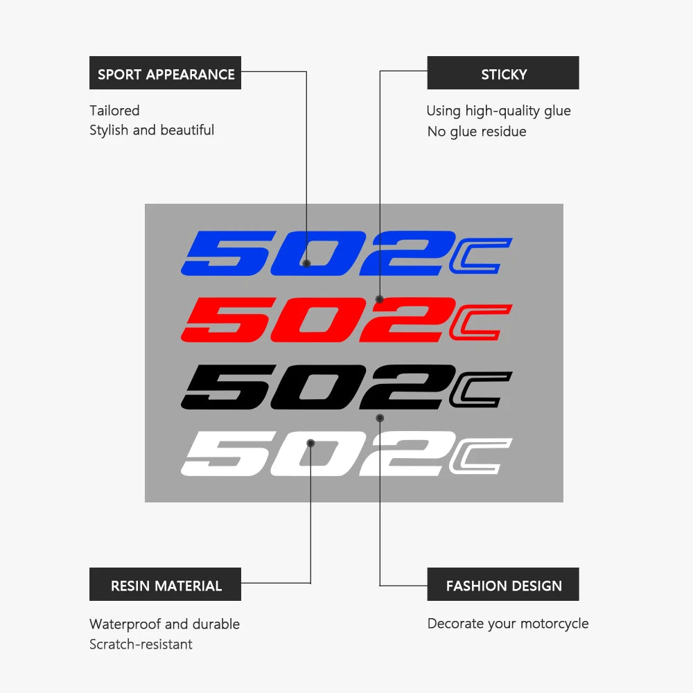 Sticker Master Benelli 502C Sticker Set – Suya Dayanıklı Vinil (2019-2023)
