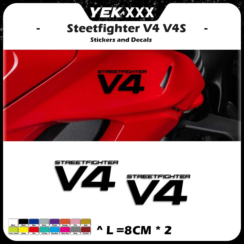 Ducati Streetfighter V4S Sticker Set | Sticker Master