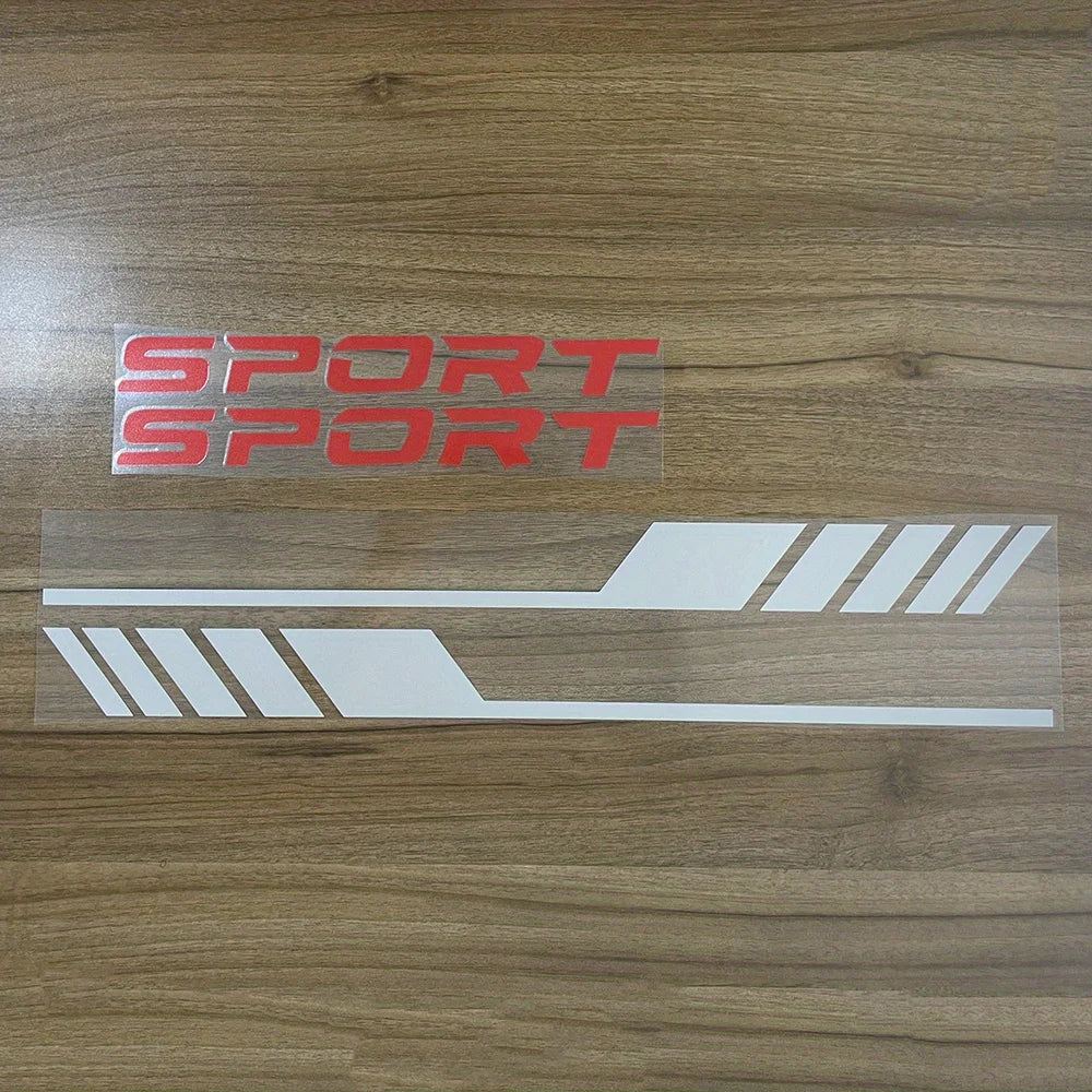 Sticker Master Sport Yan Şerit Kapı Sticker Seti (4 Parça)