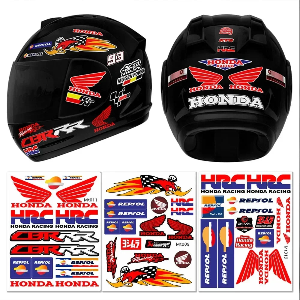 Sticker Master Honda CBR Gövde Kask Yakıt Tank Sticker Seti | Sticker Master