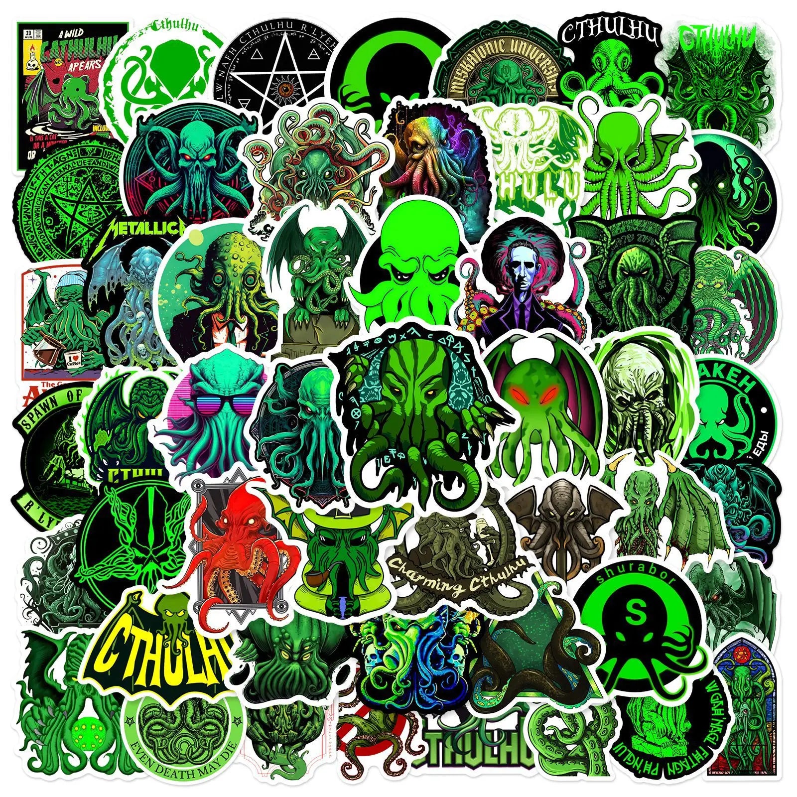 50’li Cthulhu Sticker Seti | Sticker Master
