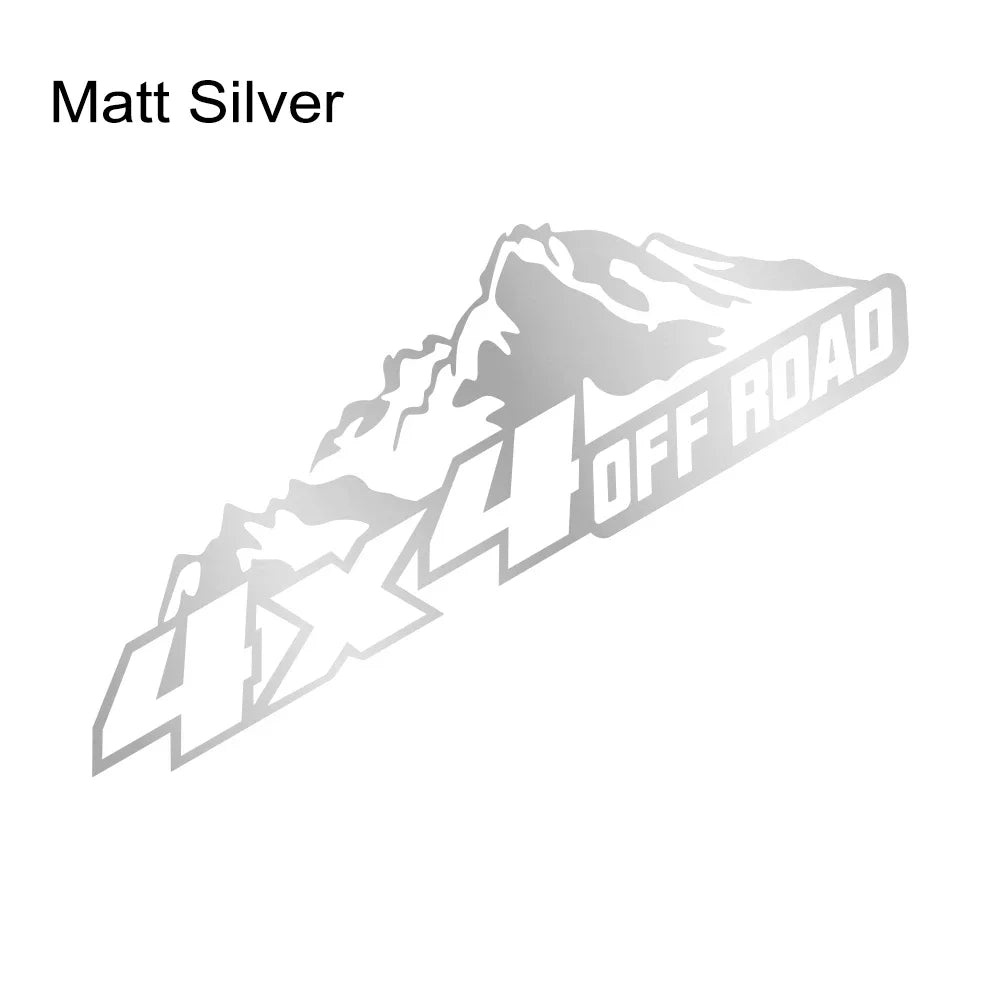 4x4 Off Road Dağ Macerası Sticker 21x7 Cm|Sticker Master