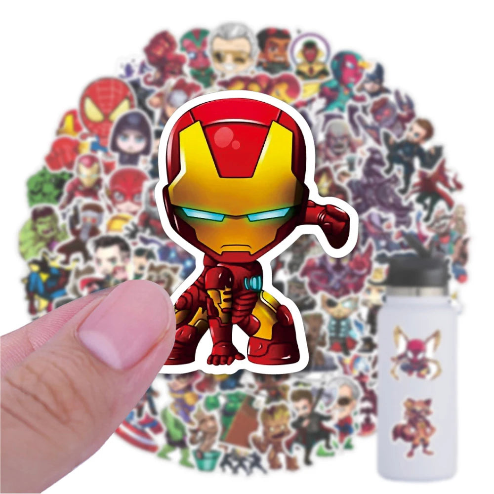 Disney Cool Super Kahraman Anime Sticker Set | Sticker Master