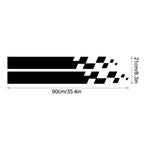 Sticker Master Universal Kaput Spor Şerit Plaid Sticker (2 Adet)