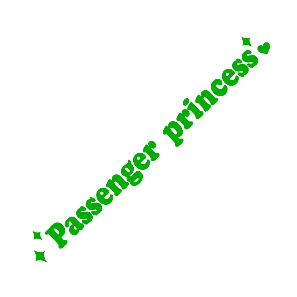 Sticker Master Passenger Princess Araba Stickerı - Sevimli Ayna Stickerı